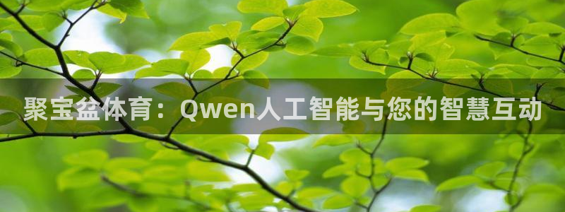 聚宝盆体育：Qwen人工智能与您的智慧互动